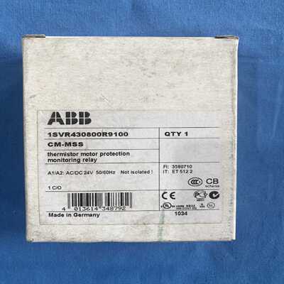 议价ABB热敏电阻保护器CM-MSS三相监视器1SVR430800R9100 1001246