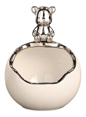 暴力熊玄关钥匙收纳摆件陶瓷轻奢