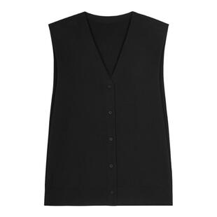 【ESG环保】JNBY/江南布衣春夏季女装针织背心开衫V领宽松通勤