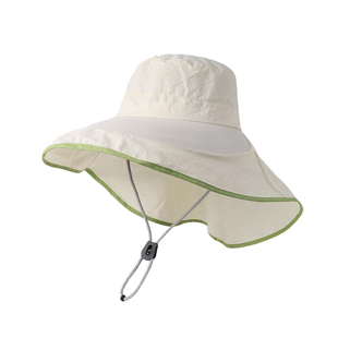 加大帽檐防晒帽子女2026新款夏季户外遮阳护颈防紫外线登山太阳帽