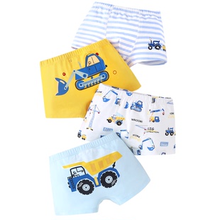 男童内裤纯棉a类儿童平角小短裤小孩男宝全棉中大童小童男孩四角