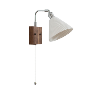 法式中古陶瓷壁灯现代简约卧室床头灯复古北欧民宿过道背景墙灯