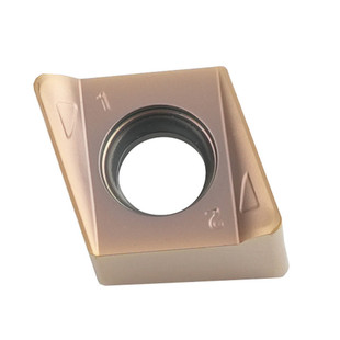 快进给数控铣刀片高效率双面铣刀粒4NKT100507R加工钢件不锈钢