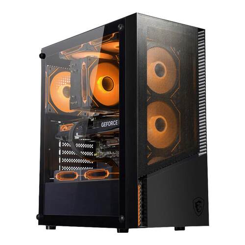 微星AMD锐龙主机5600/5700X/5500X3D/RTX5060Ti/7650GRE/9060XT台式电脑整机办公游戏电竞DIY组装机海景房