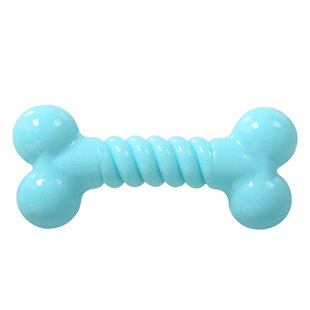 Qmonster狗狗玩具无发声磨牙骨头耐咬泰迪金毛柯基幼犬弹力球玩具