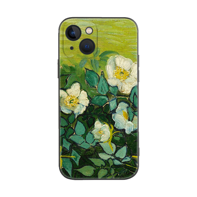苹果iPhone16梵高野玫瑰油画