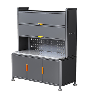 厨房置物架岩板餐边柜多功能落地多层微波炉新款收纳储物碗橱柜子