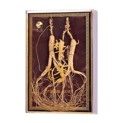 长白山人参正品官方旗舰店东北林下参搭枸杞泡酒礼盒