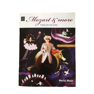 伊古德斯曼莫扎特音乐 小提琴二重奏 维也纳UE乐谱书 Aleksey Igudesman Mozart More Violin Duets for 2 violins UE33656