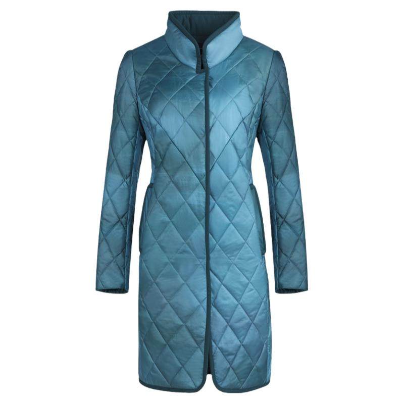 菱格修身显瘦渐变立领冬装棉服
