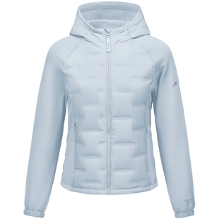 斯凯奇冬季女士修身显瘦上衣户外运动保暖短款羽绒服外套时尚百搭