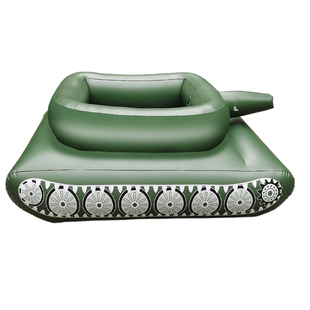 打水仗充气喷水坦克坐骑游泳圈儿童成人水上漂浮气垫游泳池惩罚者
