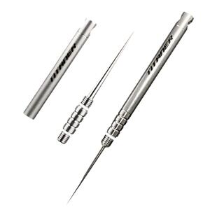 TITANER北斗作纯钛合金伸缩牙签水果钛工具便携户外edc多功能工具