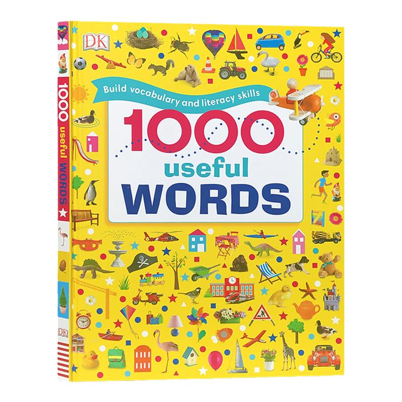 进口英文原版DK入门词汇图解认知绘本1000 Useful Words 1000个常用词 儿童启蒙英语3-6岁亲子读物幼儿学前教育科普早教知识?