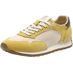 百丽女鞋子透气复古阿甘德训鞋女秋季新款薄底运动休闲鞋B2662CM5