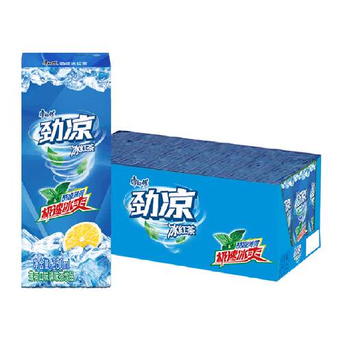 【王一博同款】康师傅劲凉冰红茶整箱0脂薄荷味茶饮料