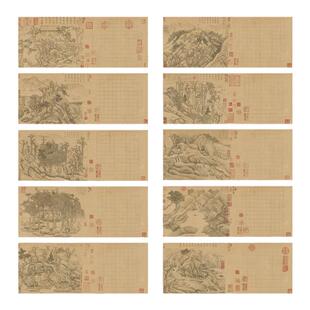 知纸草堂十志作品纸文征明小楷字帖临摹纸清欢赋长方格书法作品纸