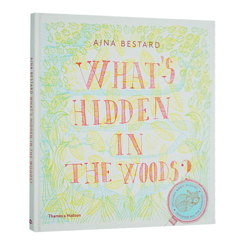 【中图原版】What's Hidden in the Woods? 精装绘本 附三色滤镜 英文原版
