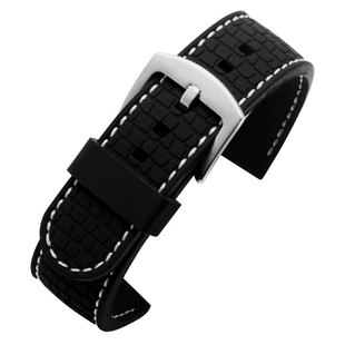 适配汉密尔顿HAMILTON表带卡其野战航空海军硅胶表带汉米尔顿22mm