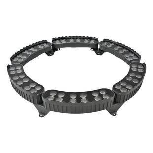 LED抱树灯24V抱柱灯户外防水环形瓦楞抱箍射灯景观园林七彩照树灯