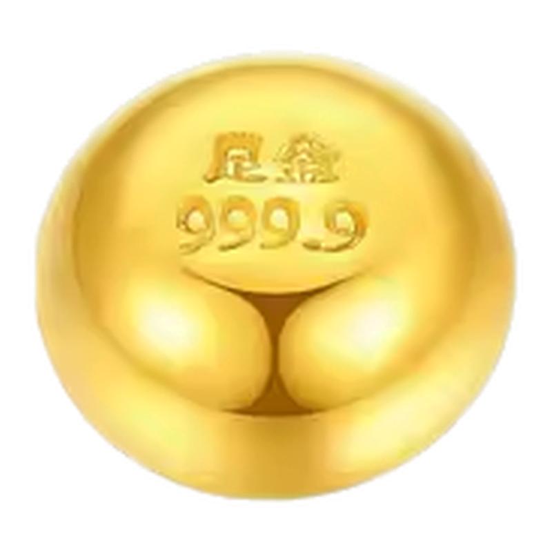 金豆豆9999足金1g纯金