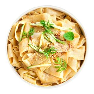 纯素食谦和居凉皮非油炸香辣清油红油泡面方便面不含五辛速食凉皮