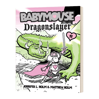 英文原版 Babymouse #11 Dragonslayer 老鼠宝宝系列11 屠龙 漫画小说 英文版 进口英语原版书籍儿童图书