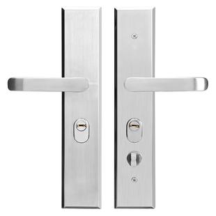 防盗门锁家用通用型门把手大门套装室外手柄锁具入户铁门进户老式