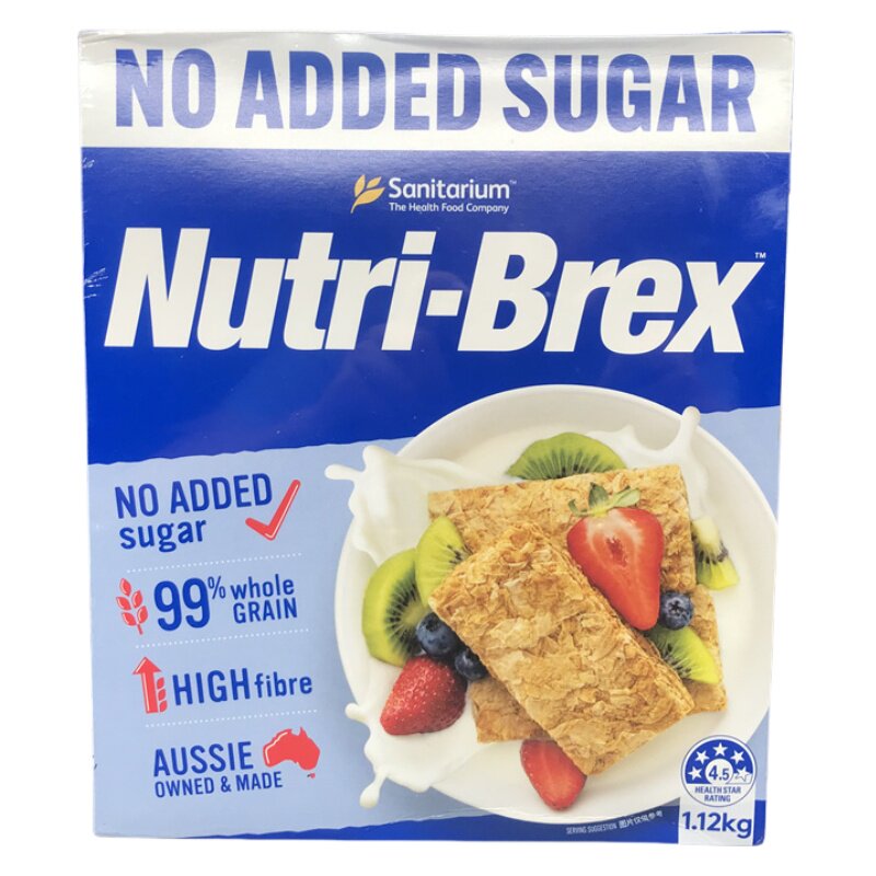 Nutri-Brex脆谷物麦片澳洲全麦早餐脆低脂冲泡即食健身代餐麦片