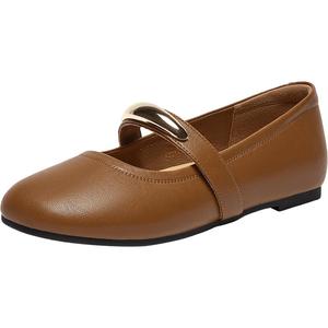 百思图2025秋季新款商场同款玛丽珍鞋小皮鞋浅口女单鞋F3317CQ5