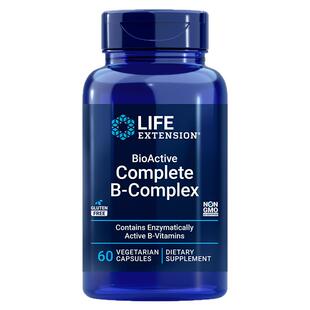 美国原装LifeExtension复合维生素B族B-Complex活性VB活性叶酸B12