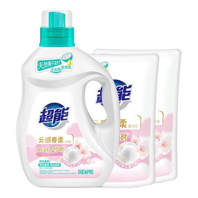 【72h留香】超能云感香柔洗衣液