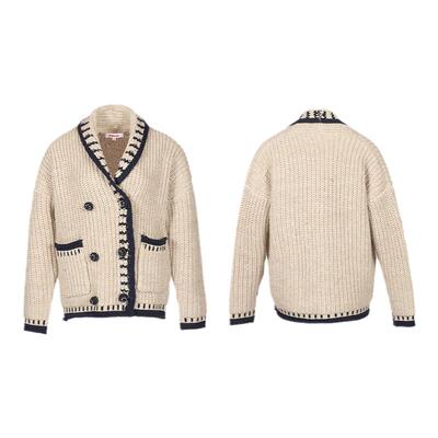 Palavas24秋冬宽松复古羊毛毛衣