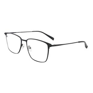镜宴近视眼镜男款钛架眼镜半框全框商务配度数依视路防蓝光4021