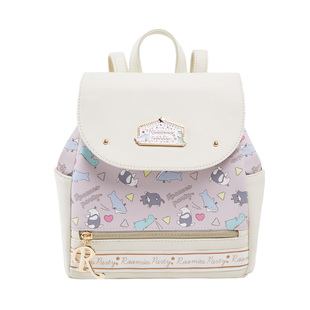 LIVHEART翻盖双肩包时尚书包大容量旅游包包学生百搭小背包女