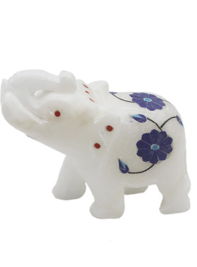 印度风尚白色大理石客厅玄关