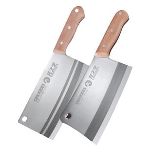 龙之艺家用锻打砍骨刀不锈钢商用重型斩骨刀杀猪卖肉砍骨头专用刀