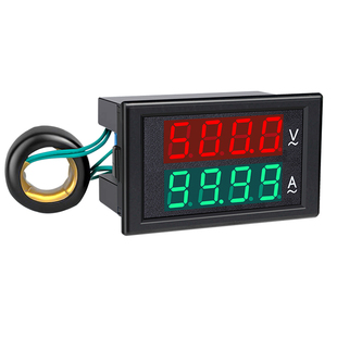 交流数显电压表电流表500v100a检测仪数字显示双显表头DL85-2042T