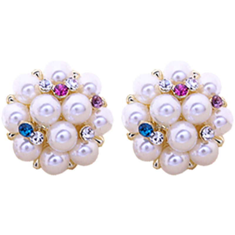 珍珠耳钉女气质韩国百搭时尚耳饰耳钉