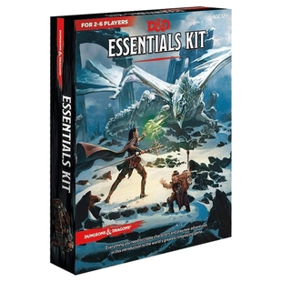 龙与地下城Dungeons & Dragons Essentials Kit (D&d Boxed Set)英文原版 关键工具 套装（含骰子）奇幻角色扮演游戏入门套装