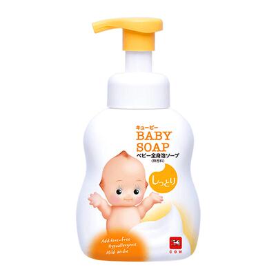 COW牛乳石硷婴儿全身泡泡沐浴乳慕斯保湿全身可用洗澡沐浴露泡沫