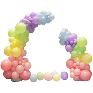 新年红色商场店庆气球链结婚装饰场景布置年会拱门周年庆典开业