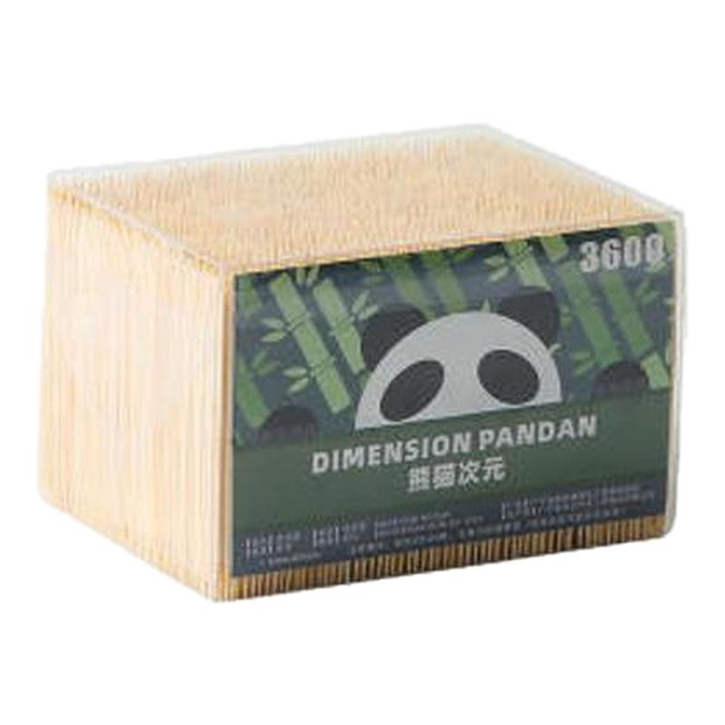 一次性双头竹制细牙签家用酒店商用便携餐厅饭店竹子掏牙剔牙神器