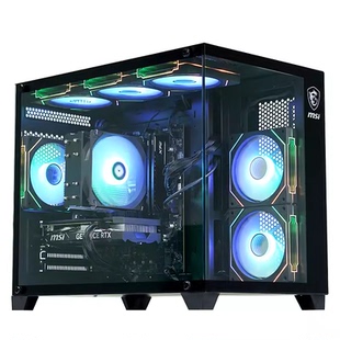 宠粉限定微星全家桶海景房酷睿I5 12600KF电脑RTX5060TI组装主机