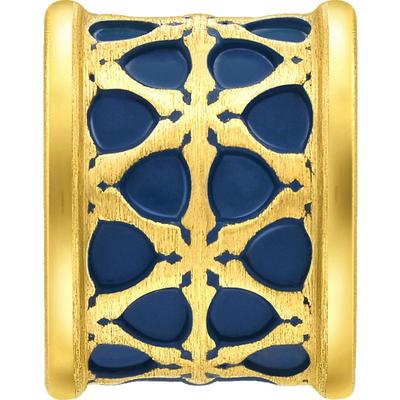 周生生黄金故宫宫廷文化硬金三交六椀菱花转运珠92846C