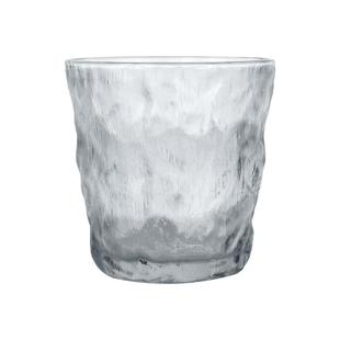 树纹冰川玻璃杯ins风喝水杯女高颜值果汁饮料杯子透明咖啡啤酒杯