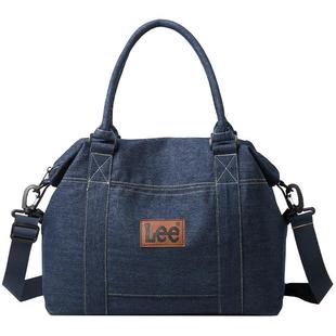 Lee新款美式街头潮流斜挎包女大容量通勤单肩包休闲手提旅行包