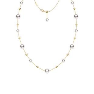 明星同款HELAS赫拉满天星珍珠项链Akoya海水珍珠颈链女颈饰爆款