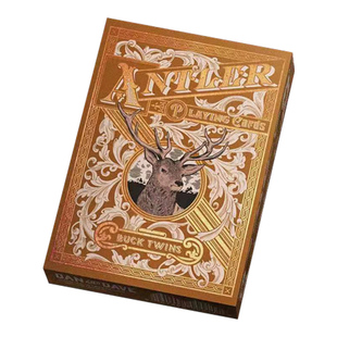 汇奇进口花切收藏扑克牌 DD雄鹿肉桂色 经典复古卡牌