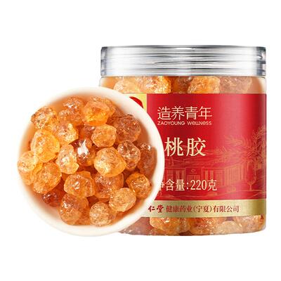 正宗同仁堂品牌桃胶220g